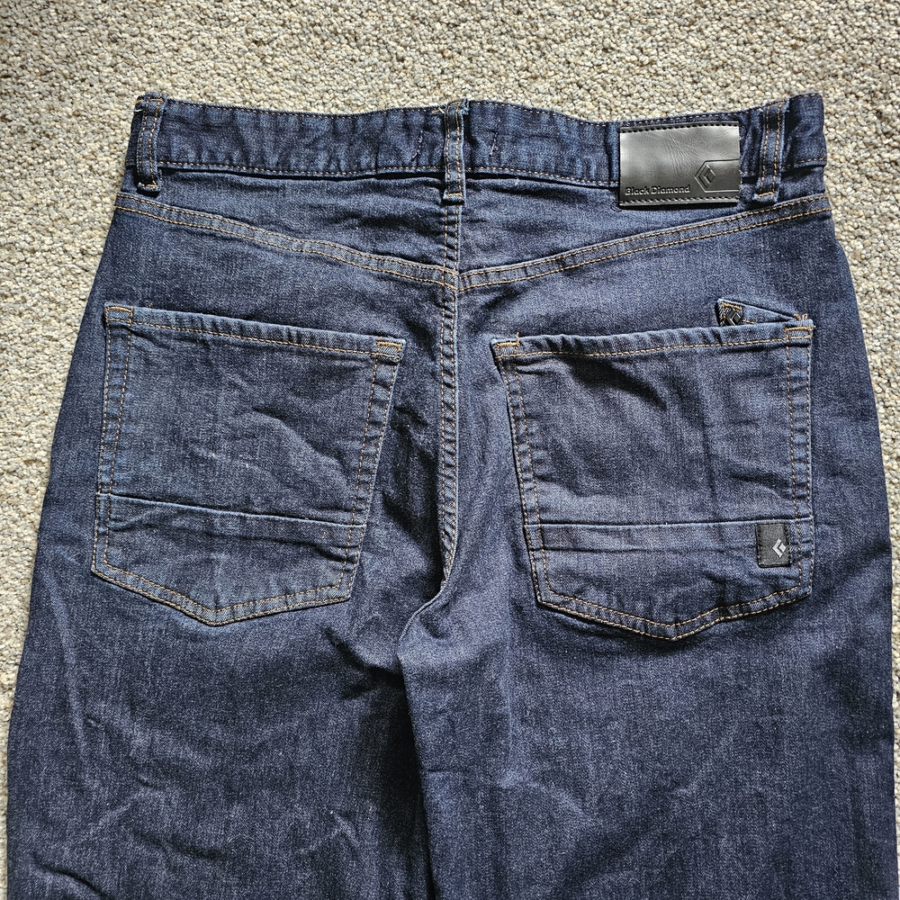 Black Diamond Dark Blue Straight Climbing Jeans - Picture 4 of 5